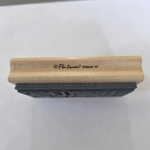 Paper Inspirations Mounted Rubber Stamp G0119 Column Collage - Picture 4 of 10